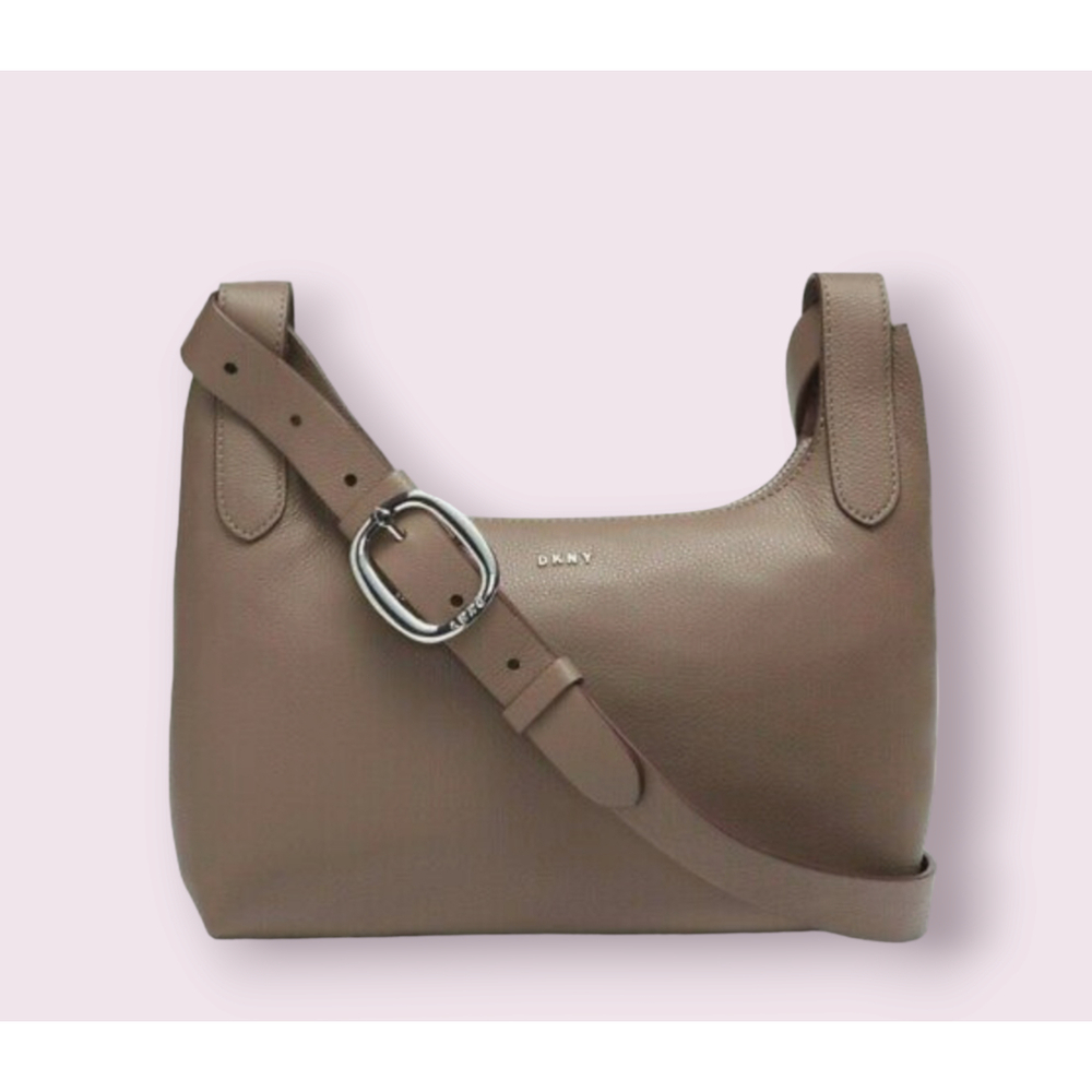 DKNY Wes Pebble Cow Leather Crossbody Handbag Purse New